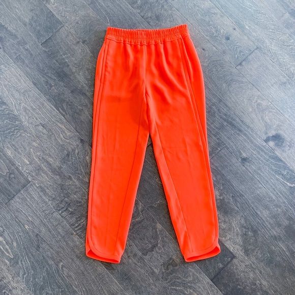 J. Crew Bright Orange Reese Pants NWT - Picture 8 of 8